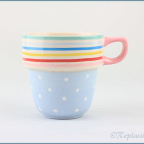 Marks & Spencer - Mugs - Stacker Mug (Blue Spot)