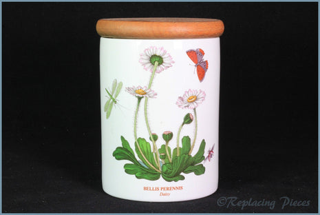 Portmerion - Botanic Garden - 5 1/2" Tall Storage Jar (Daisy)
