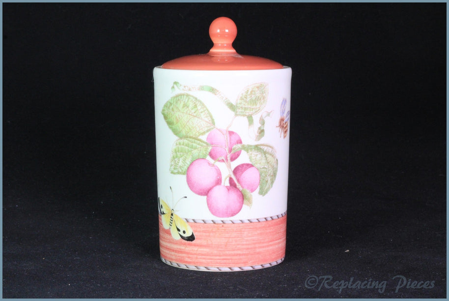 Wedgwood - Sarahs Garden - 4 3/4" Tall Storage Jar (Buttered Plums)