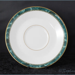 Royal Worcester - Medici (Jade) - Tea Saucer (For Footed Teacup)
