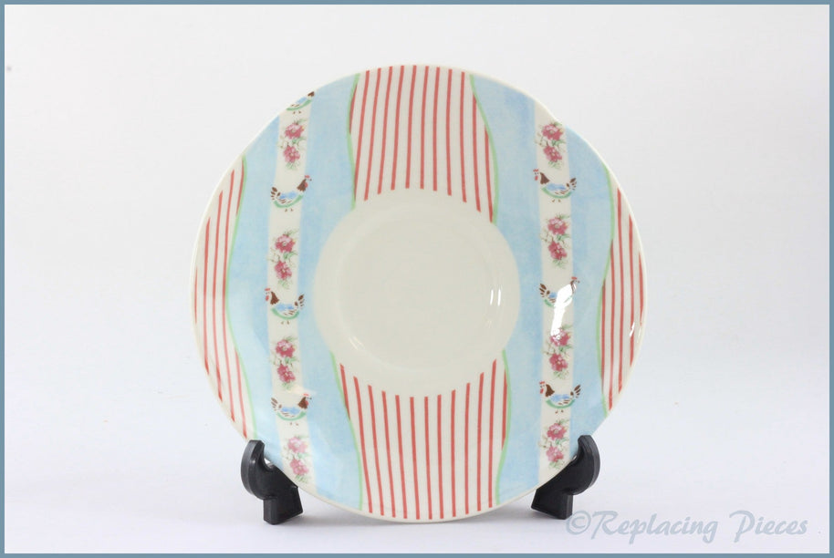 Johnson Brothers - Farmhouse Chic (Silky Stripe) - Tea Saucer