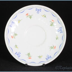 Royal Worcester - Ribbons & Bows - Tea Saucer