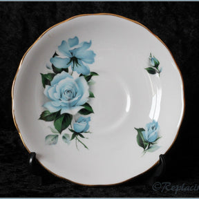 Queen Anne - 8282 (Blue Rose) - Tea Saucer