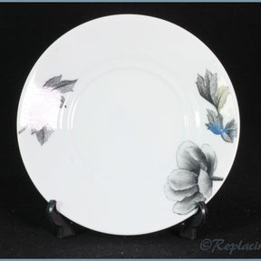 Royal Worcester - Black Peony - Tea Saucer