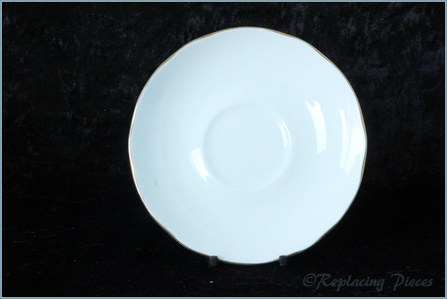 Duchess - White & Gold - Tea Saucer