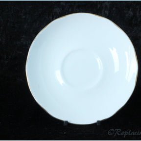 Duchess - White & Gold - Tea Saucer