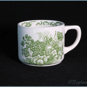 Masons - Fruit Basket (Green) - Teacup (Straight Sided)