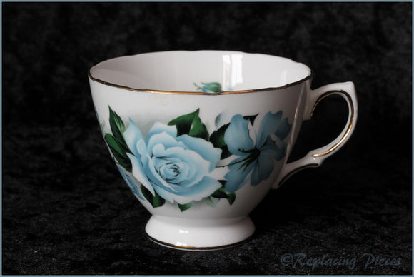 Queen Anne - 8282 (Blue Rose) - Teacup