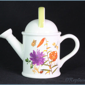 RHS - Sharing The Best In Gardening - Watering Can Teapot (Purple Flower)
