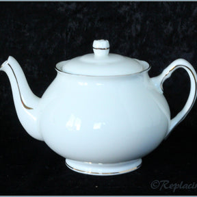Duchess - White & Gold - Teapot (medium)