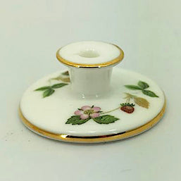 Wedgwood - Wild Strawberry - Miniature Candlestick