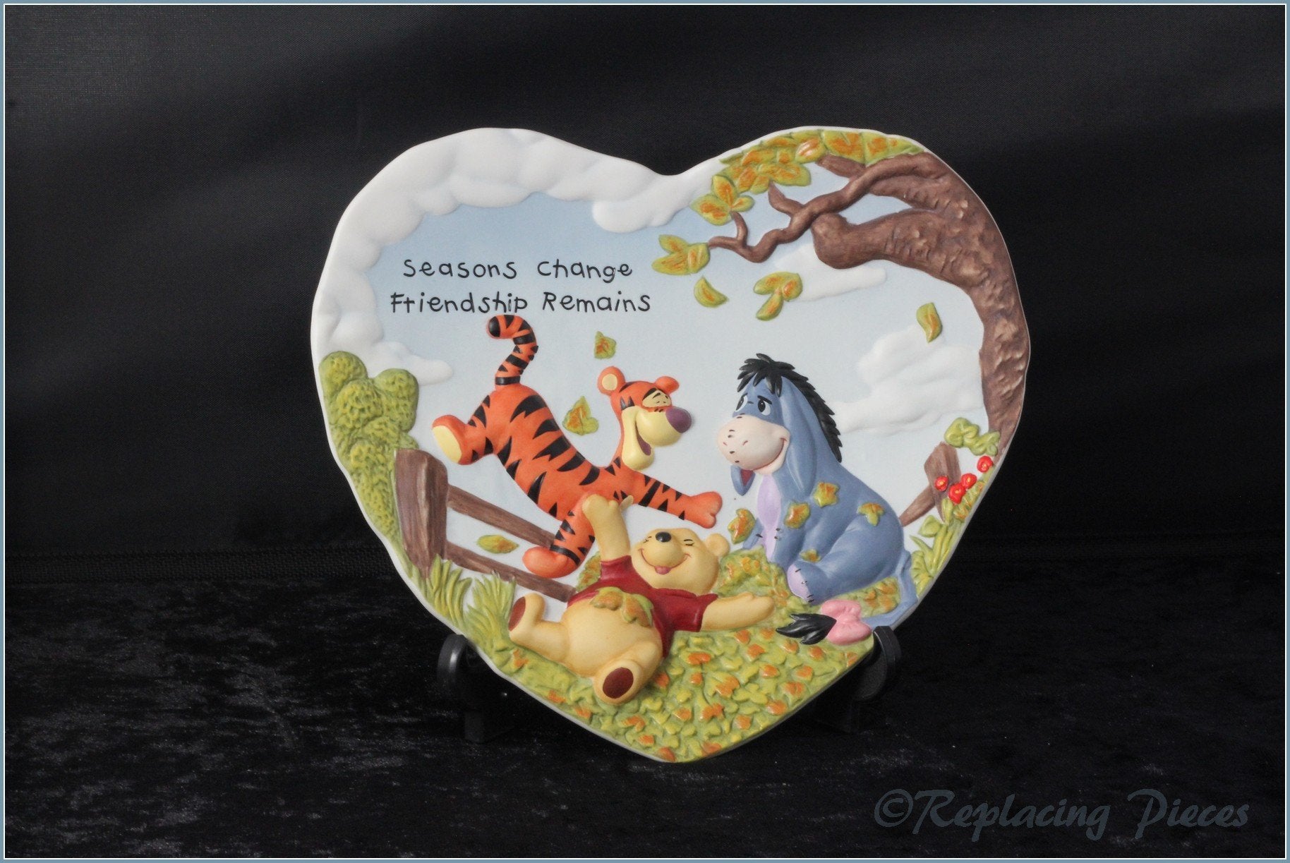 Bradford Exchange - Where The Heart Is - Seasons Change, Friendships Remain