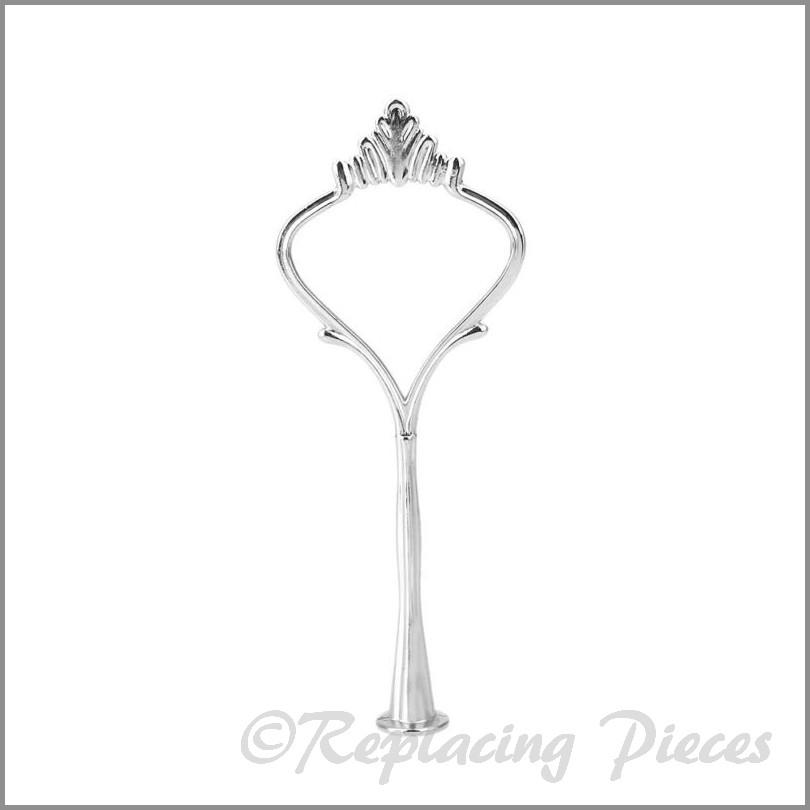 3 Tier - Ornate Handle Cake Stand Kit - Silver