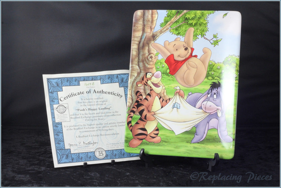 Bradford Exchange - Falling For Honey - Pooh's Happy Landing
