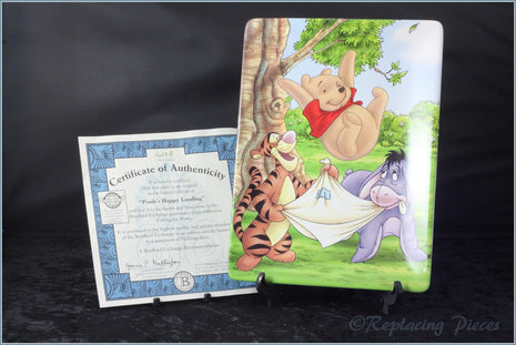 Bradford Exchange - Falling For Honey - Pooh's Happy Landing