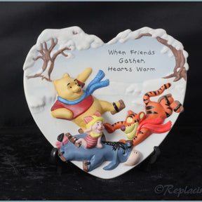 Bradford Exchange - Where The Heart Is - When Friends Gather, Hearts Warm