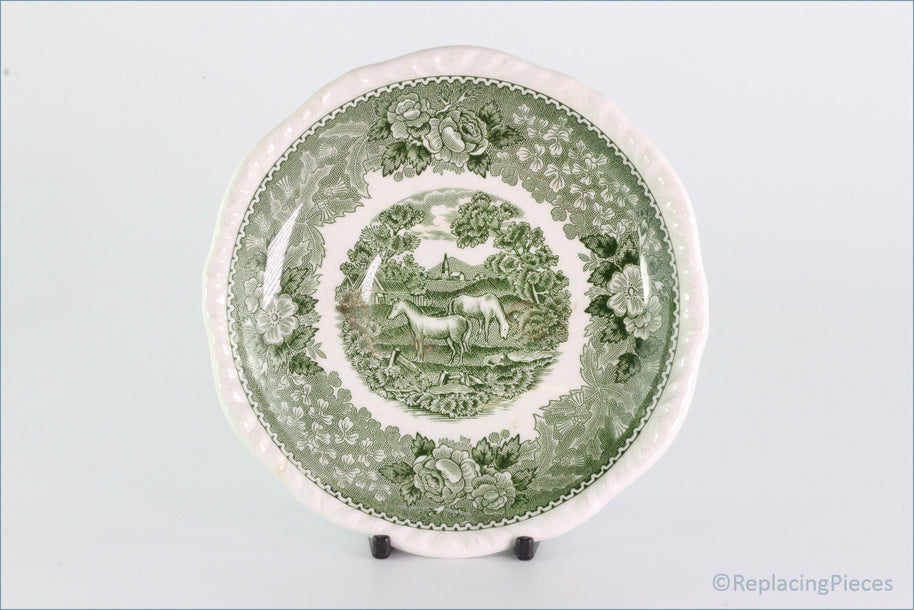Adams - English Scenic (Green) - Tea Saucer