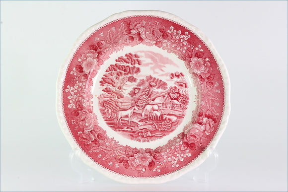 Adams - English Scenic (Pink) - Dinner Plate