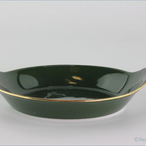 Apilco - Bistro (Green & Gold) - Round Entree Dish