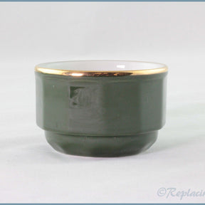 Apilco - Bistro (Green & Gold) - Sugar Bowl (Coffee)