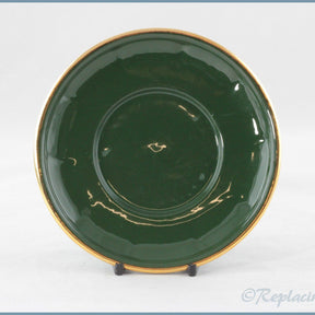 Apilco - Bistro (Green & Gold) - Soup Saucer