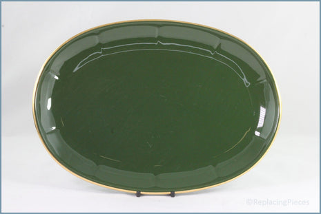 Apilco - Bistro (Green & Gold) - 11 7/8" Oval Platter