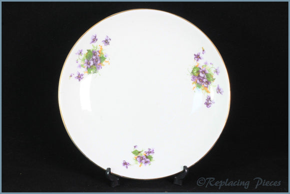 Crown Staffordshire - Violets - Bread & Butter Serving Plate
