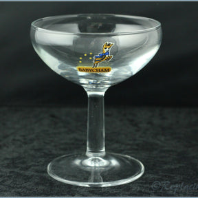 Babycham Glass - Wording Under Leaping Deer On Bowl, Plain Foot