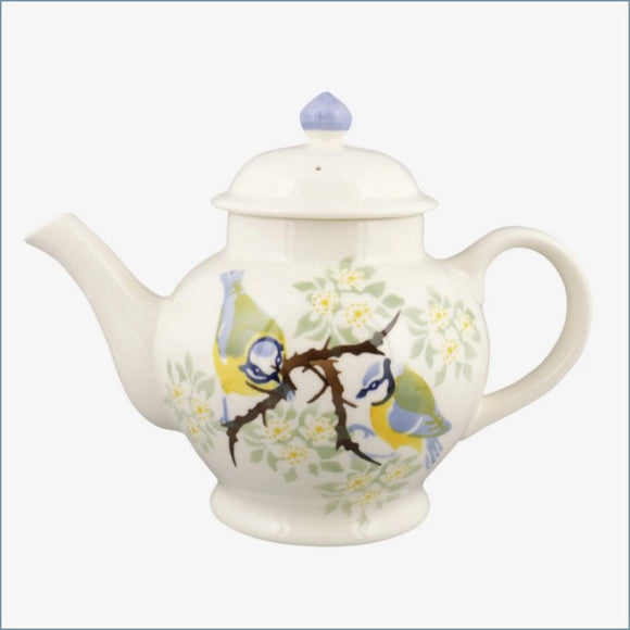 Emma Bridgewater - Blossom & Blue Tits - 4 Mug Teapot