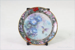 Bradford Editions - Lena Liu's Hummingbird Treasury Mini Plate Collection -  Broadbilled Hummingbird (2nd Set)