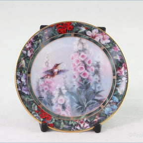 Bradford Editions - Lena Liu's Hummingbird Treasury Mini Plate Collection - Rufous Hummingbird (3rd Set)
