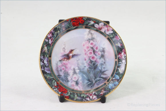 Bradford Editions - Lena Liu's Hummingbird Treasury Mini Plate Collection - Rufous Hummingbird (3rd Set)