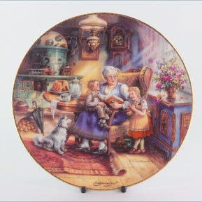 Bradford Exchange - A Visit To The Grandparents - Grandma Tells A Story