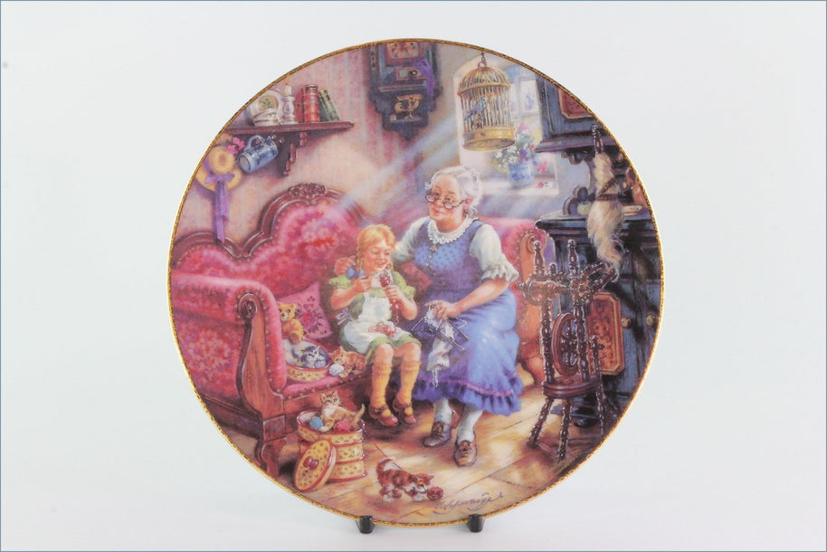 Bradford Exchange - A Visit To The Grandparents - The Knitting Lesson (no.4)