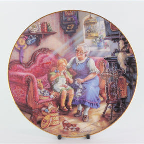 Bradford Exchange - A Visit To The Grandparents - The Knitting Lesson (no.4)