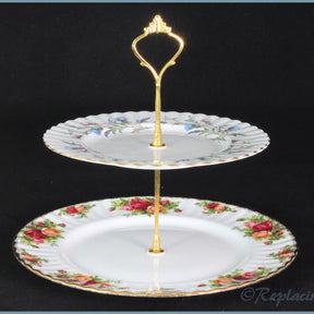 Cake Stand - RPCS7 (Royal Albert Old Country Roses & Brigadoon)