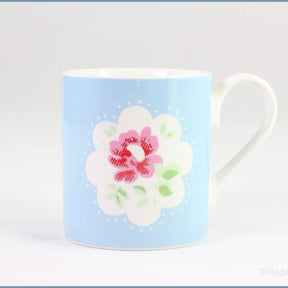 Churchill - Cath Kidston - Mug (Blue With Rose)