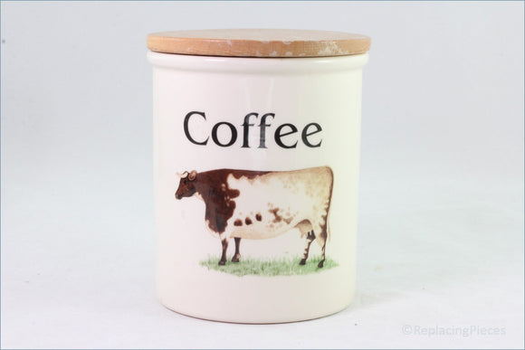 Cloverleaf - Farm Animals - Storage Jar (Coffee - Cow)