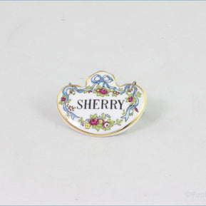 Coalport - Decanter Tags - Sherry