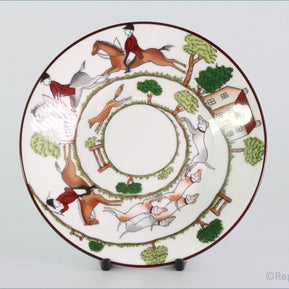 Coalport - Hunting Scene - Tea Saucer (For Straight Sided Teacup)