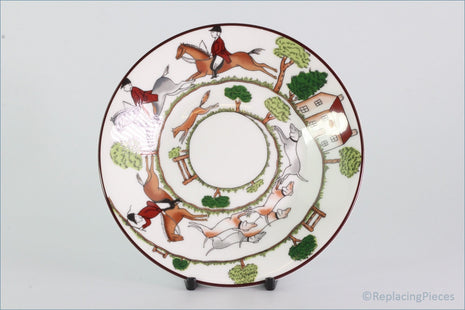 Coalport - Hunting Scene - Tea Saucer (For Straight Sided Teacup)