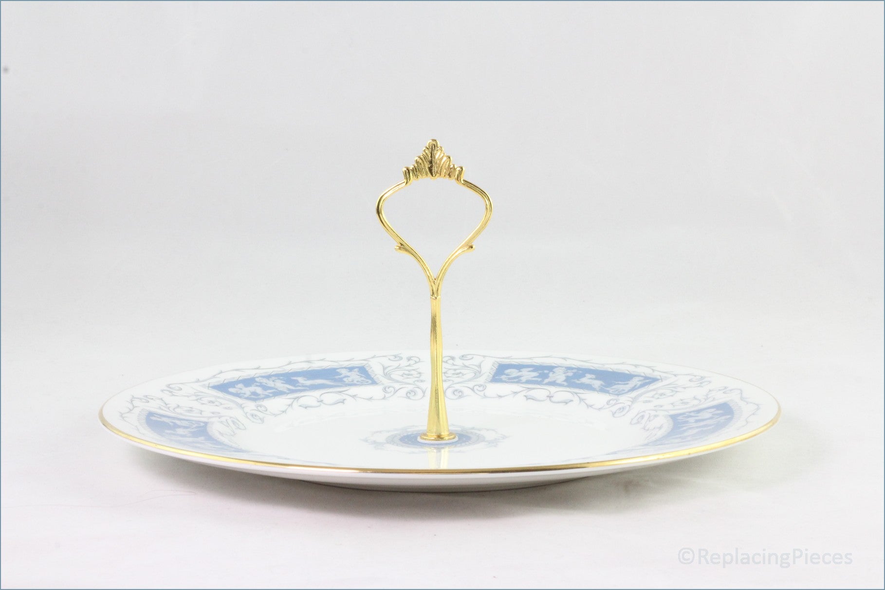 Coalport - Revelry Blue - 1 Tier Cake Stand 