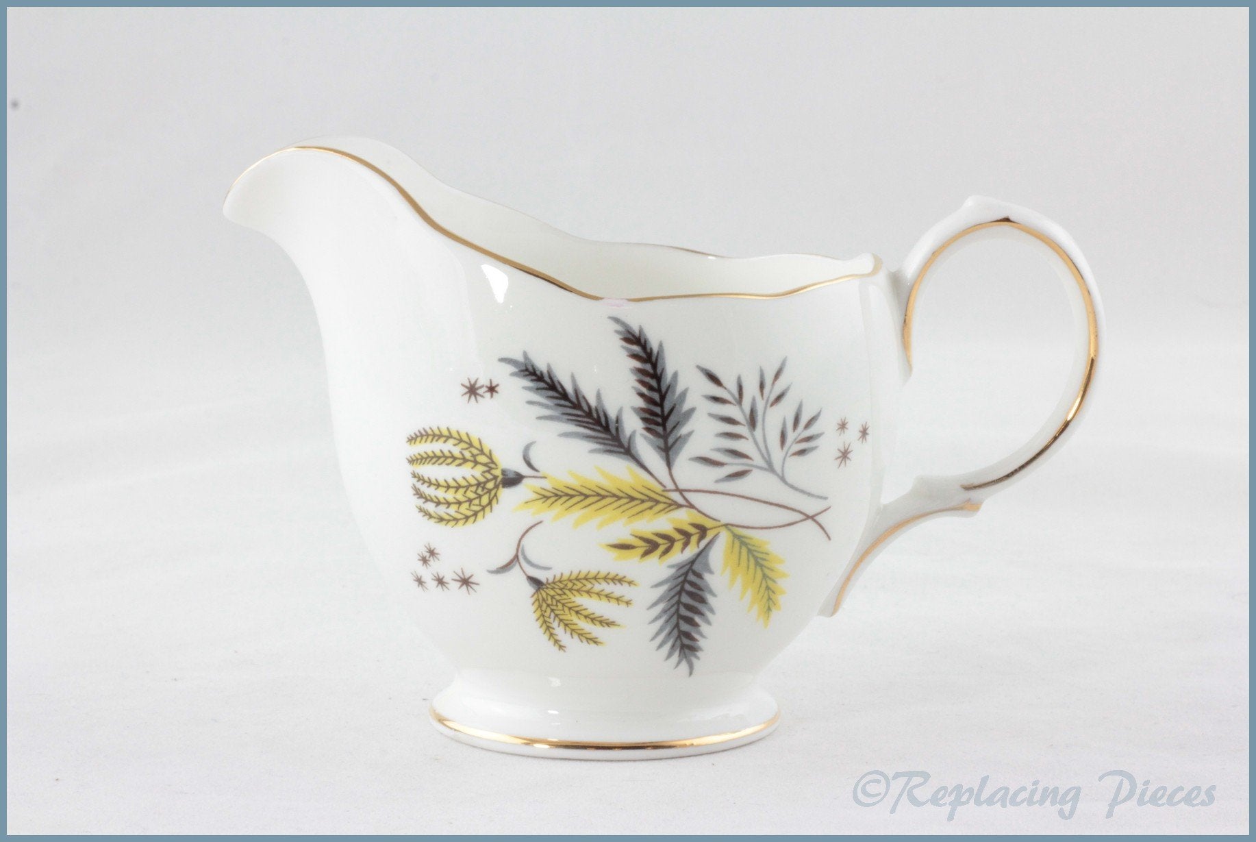 Colclough - Stardust (6791) - Milk Jug (Round Handle)