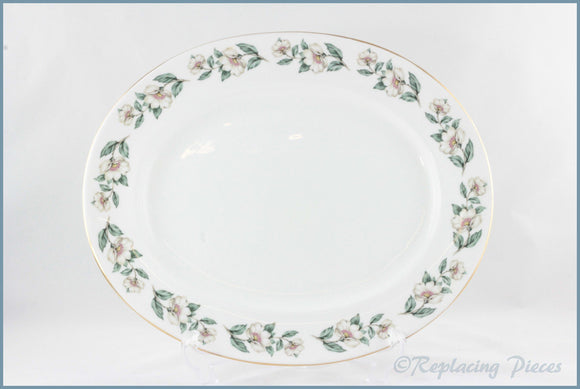 Crown Staffordshire - Christmas Roses - 15 5/8