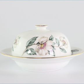 Crown Staffordshire - Christmas Roses - Muffin Dish