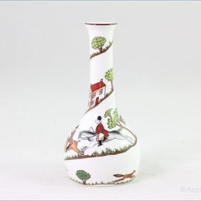 Crown Staffordshire - Hunting Scene - Bud Vase