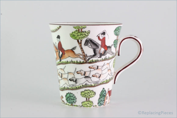 Crown Staffordshire - Hunting Scene - Mug