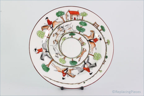 Crown Staffordshire - Hunting Scene - 7 1/8" Side Plate