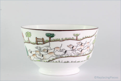 Crown Staffordshire - Hunting Scene - Sugar Bowl / Slop Basin