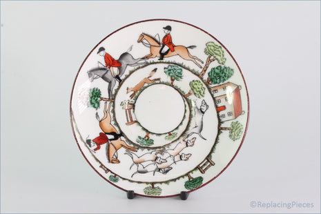 Crown Staffordshire - Hunting Scene - Tea Saucer